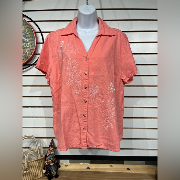 Erika embroidered blouse size XL - Picture 9 of 10